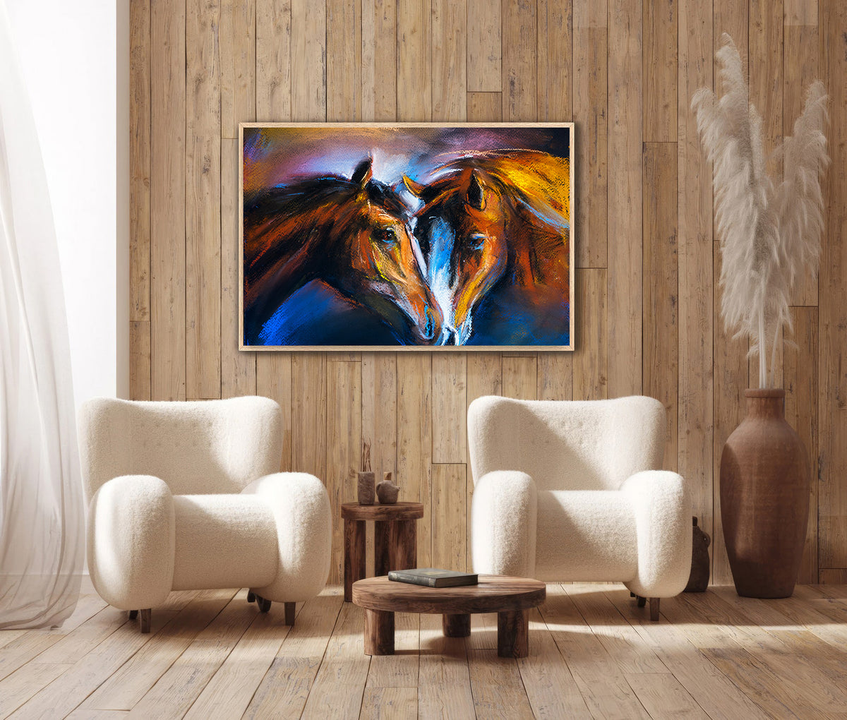 Canvas Painting - Horses in Love
