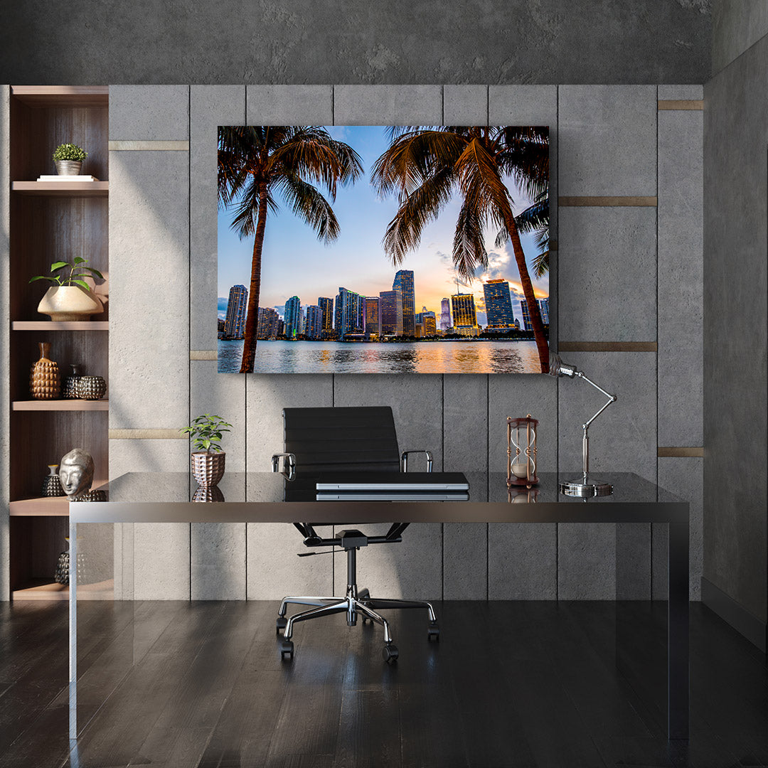 Canvas Painting - Miami Flowers