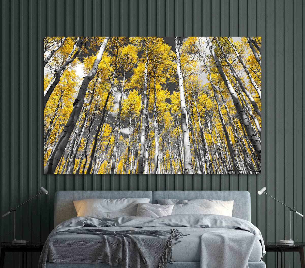 Canvas Painting - Tall Birches