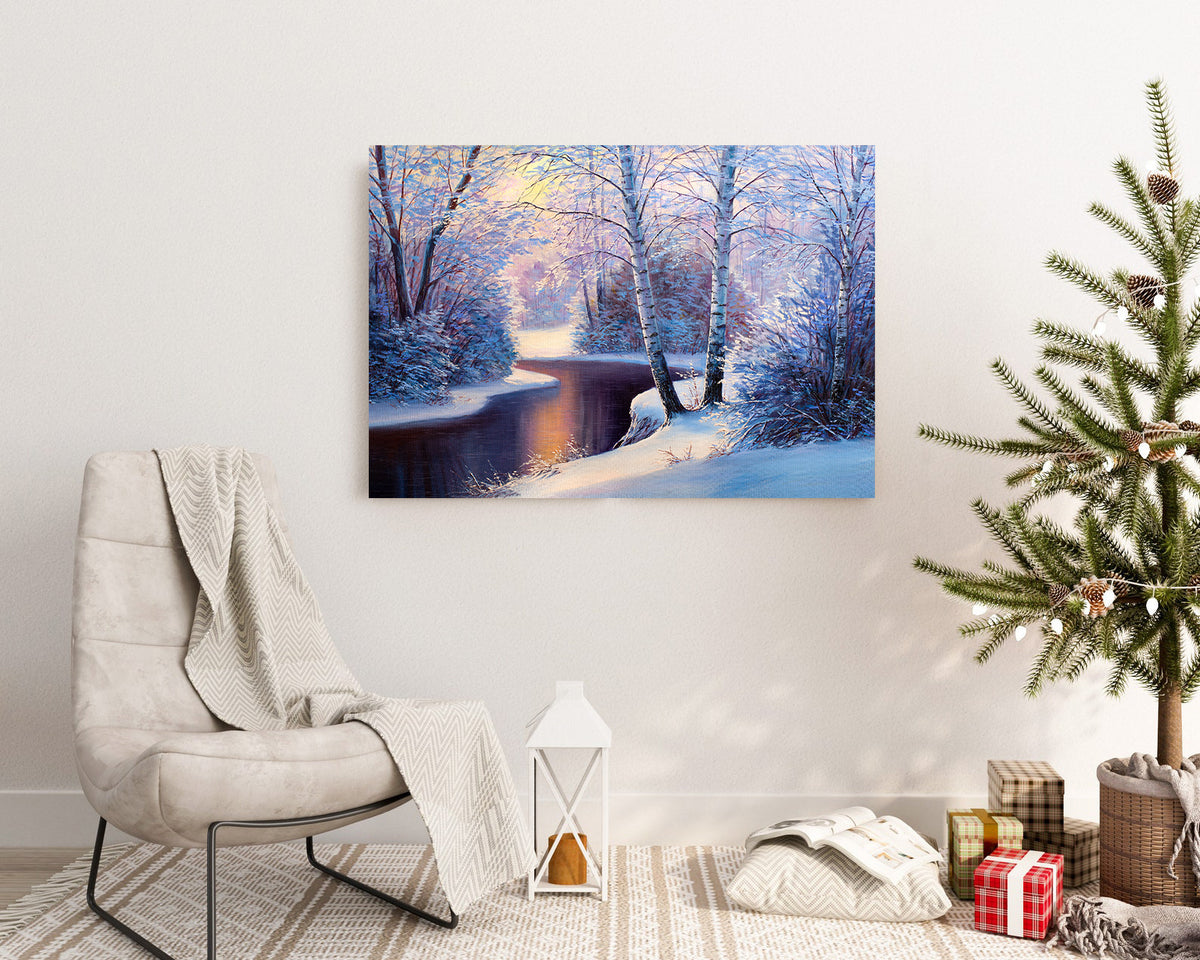 Tablou Canvas - Peisaj de Iarna