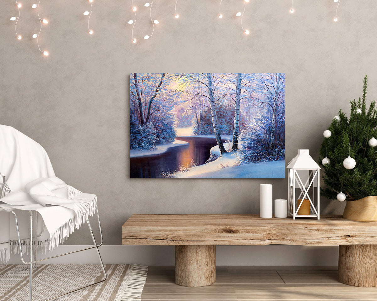 Tablou Canvas - Peisaj de Iarna