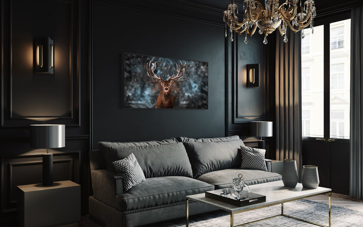 Canvas Painting - Deer in the Forest