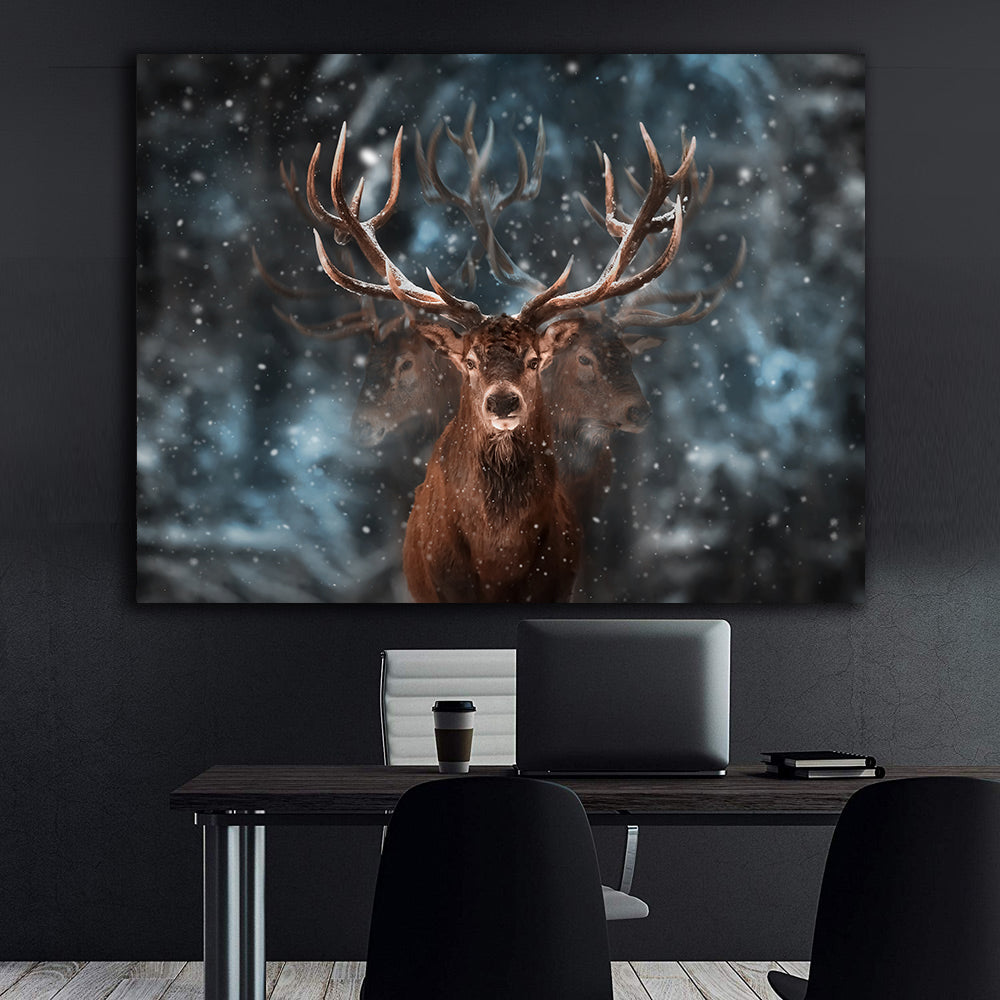 Canvas Painting - Deer in the Forest