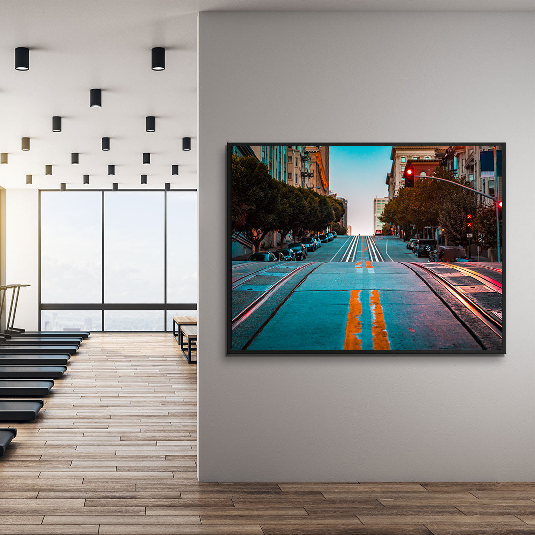 Canvas Painting - City Streets