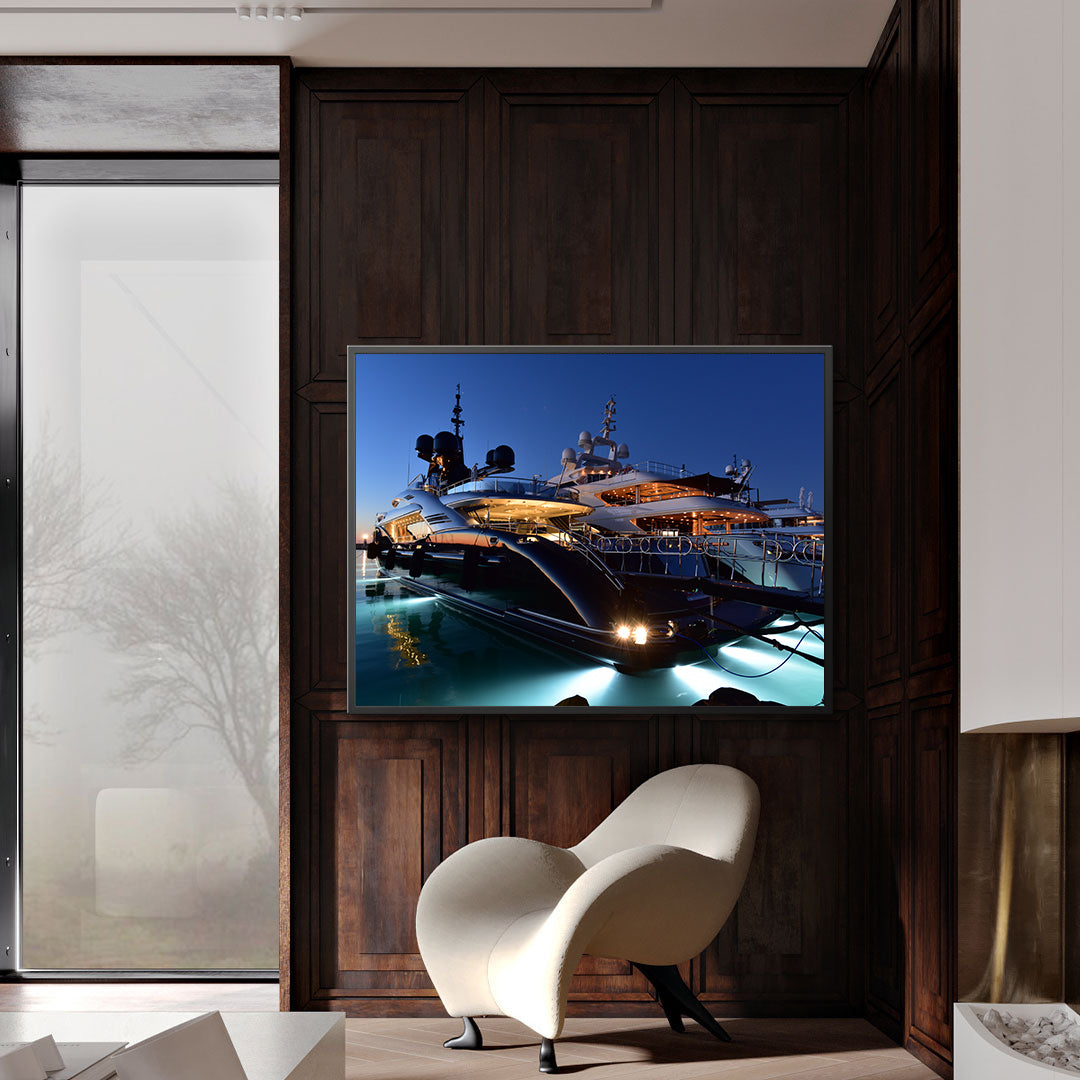 Tablou Canvas - Yacht-uri de Lux