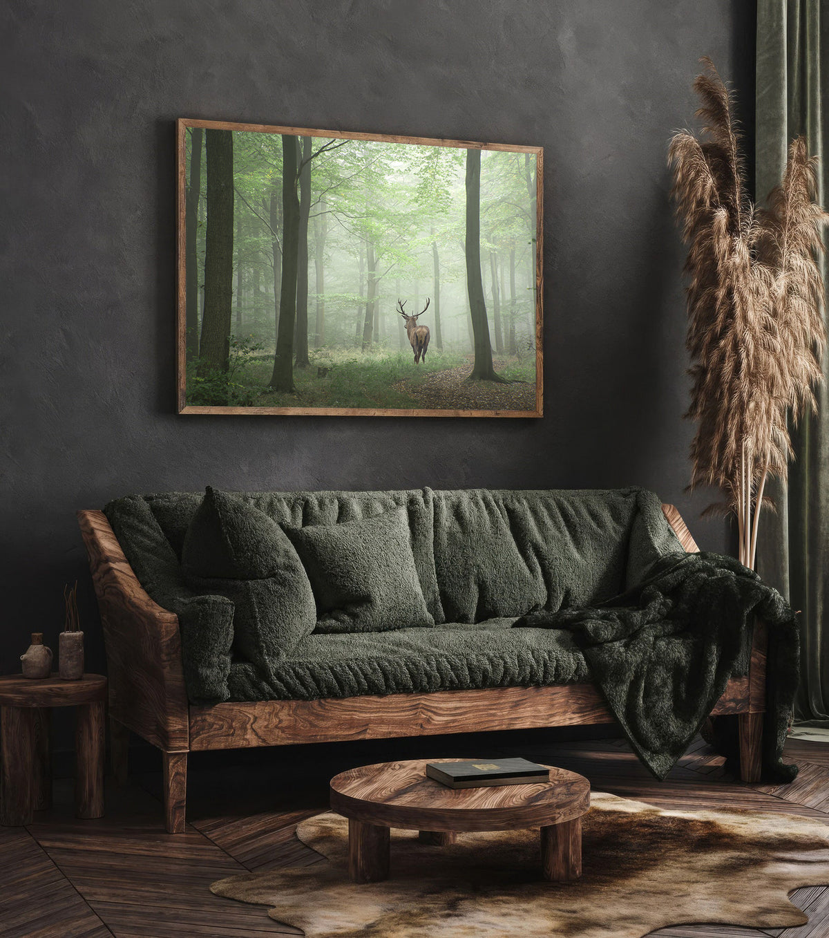 Canvas Painting - Deer in the Forest
