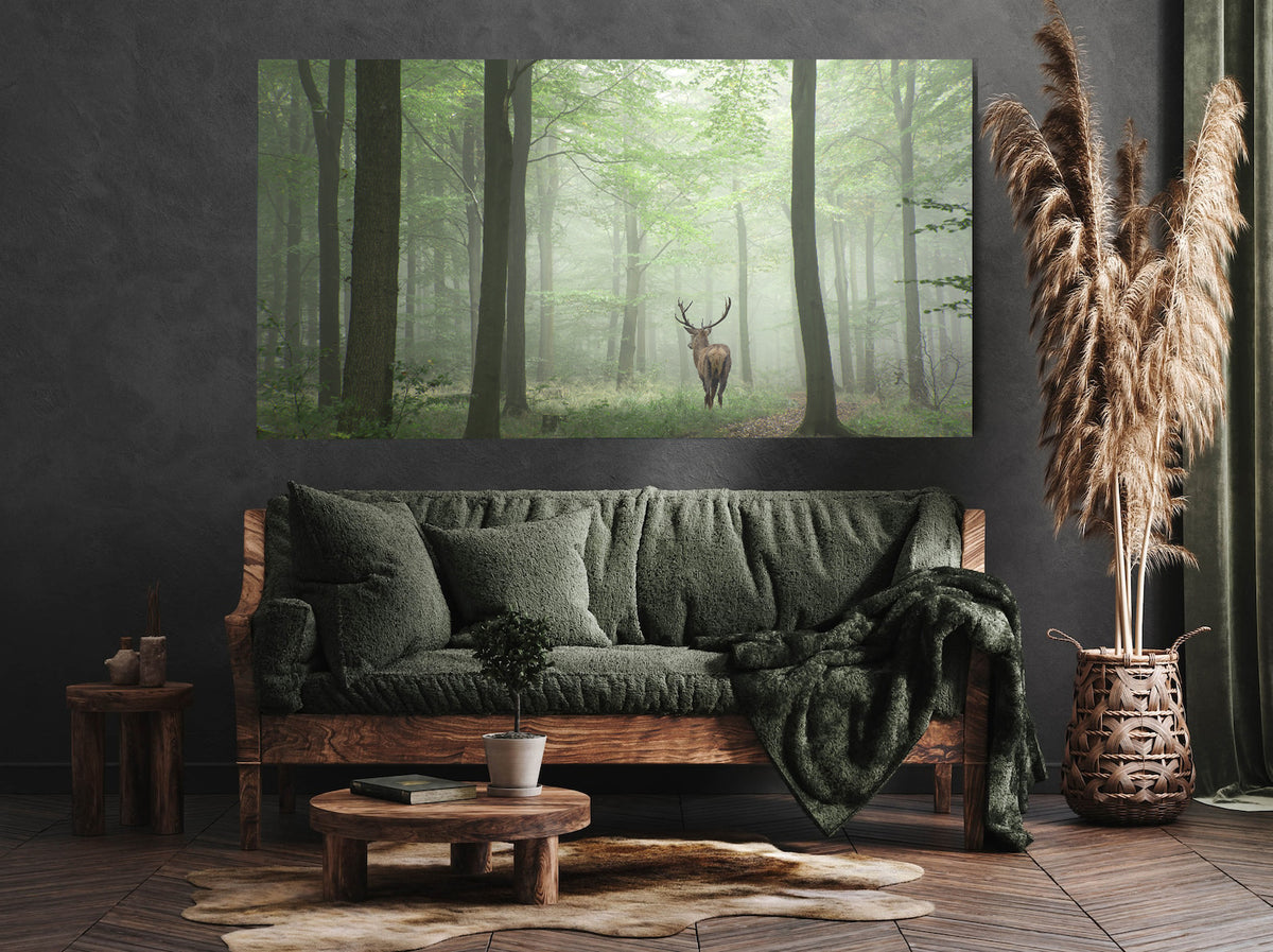 Canvas Painting - Deer in the Forest