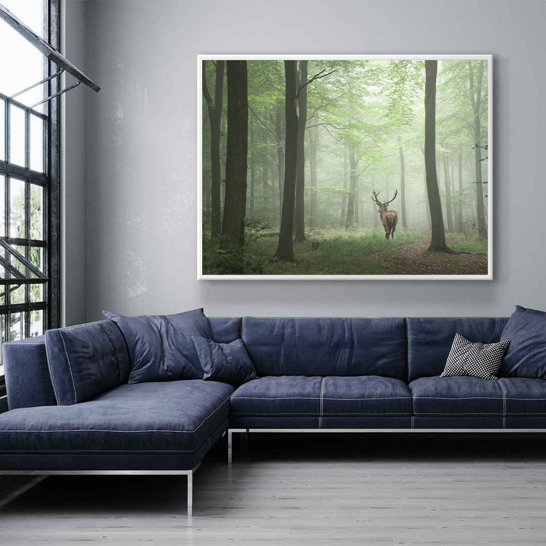 Canvas Painting - Deer in the Forest