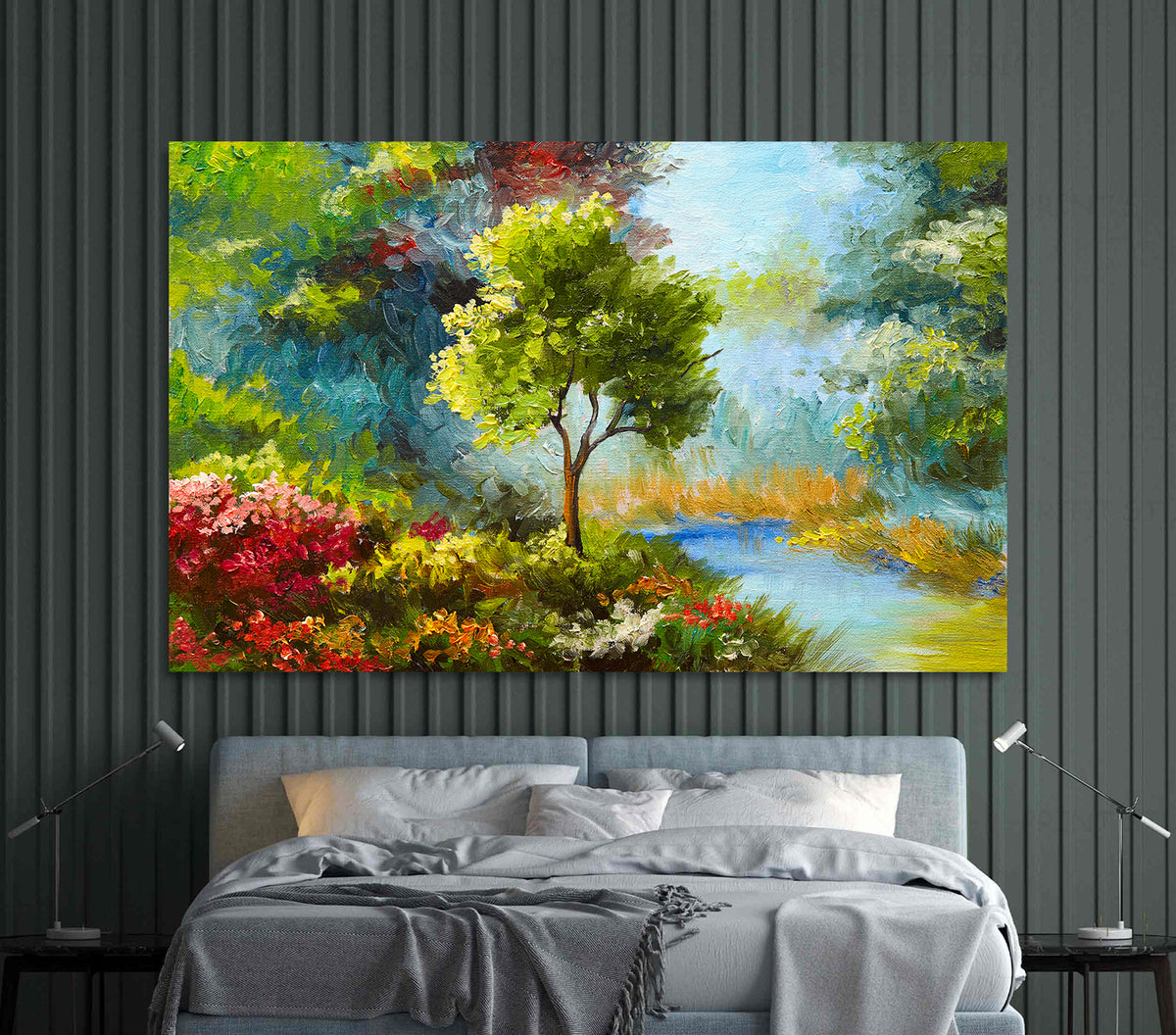 Canvas Painting - Forest Landscape