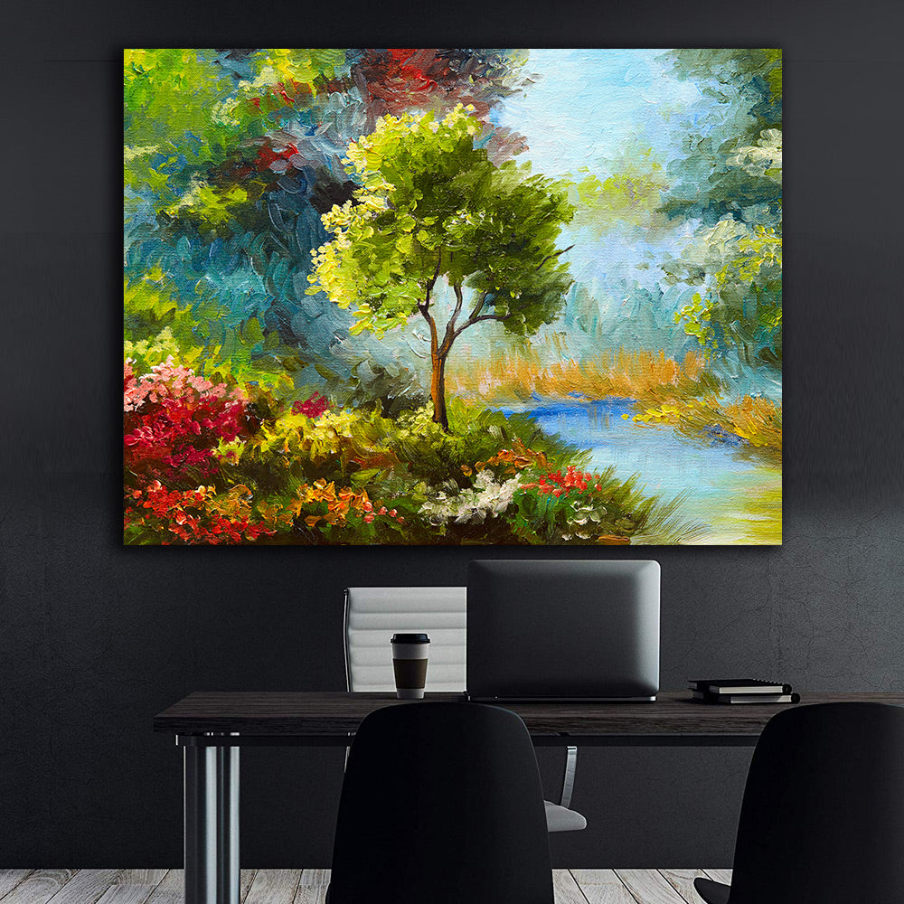 Canvas Painting - Forest Landscape