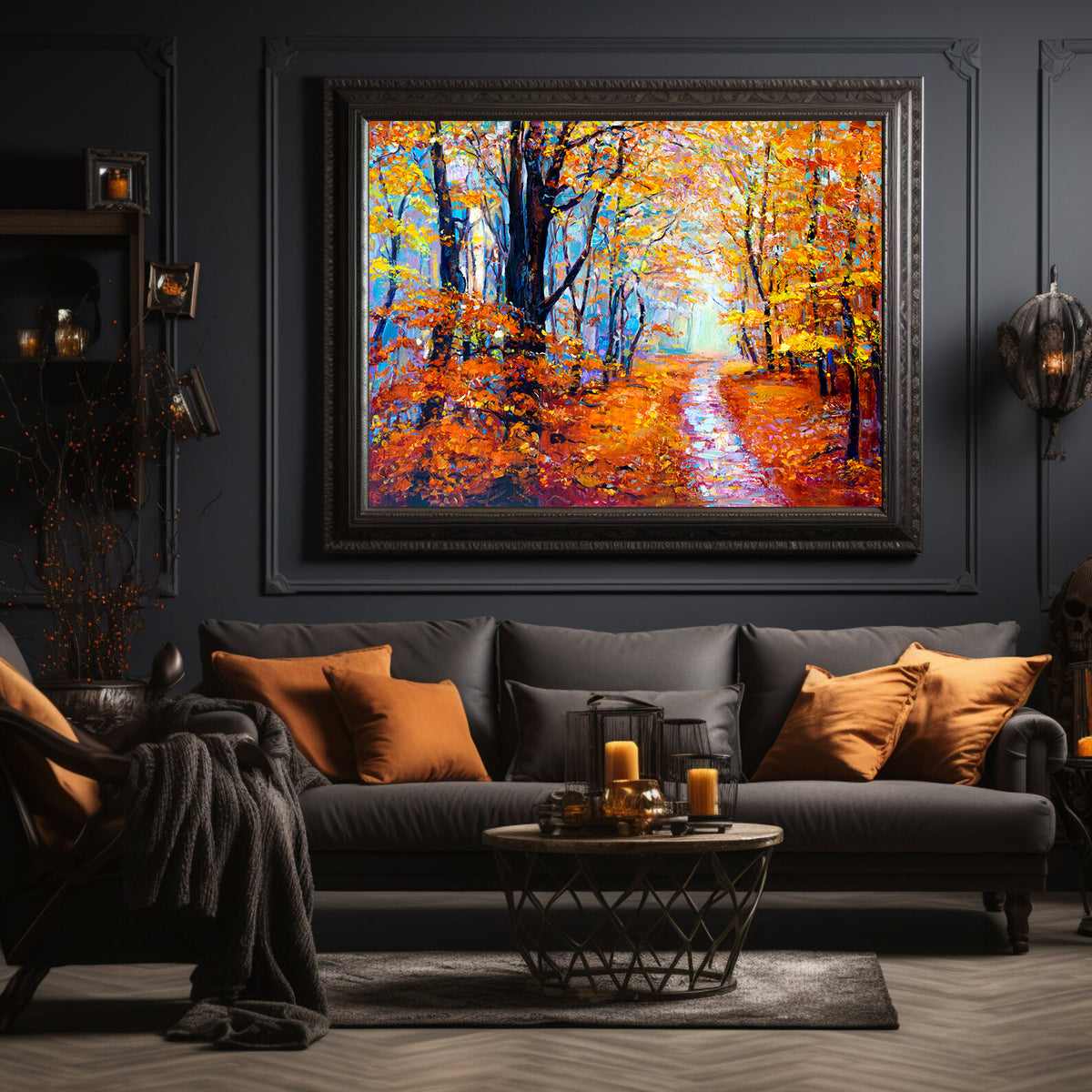 Canvas Painting - Autumn in the Forest