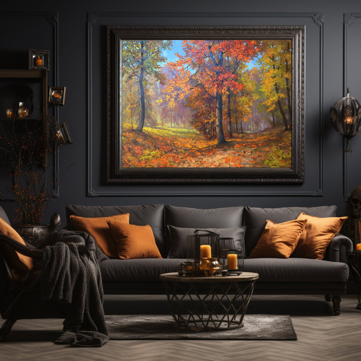 Canvas Painting - Autumn Landscape