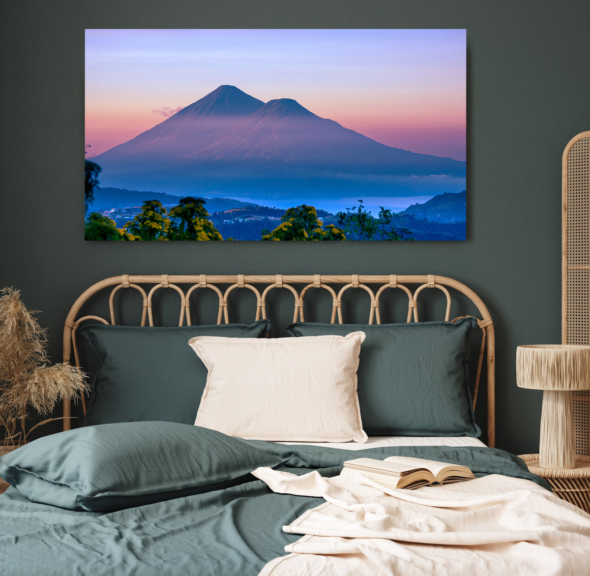 Canvas Painting - Mountain at Dawn