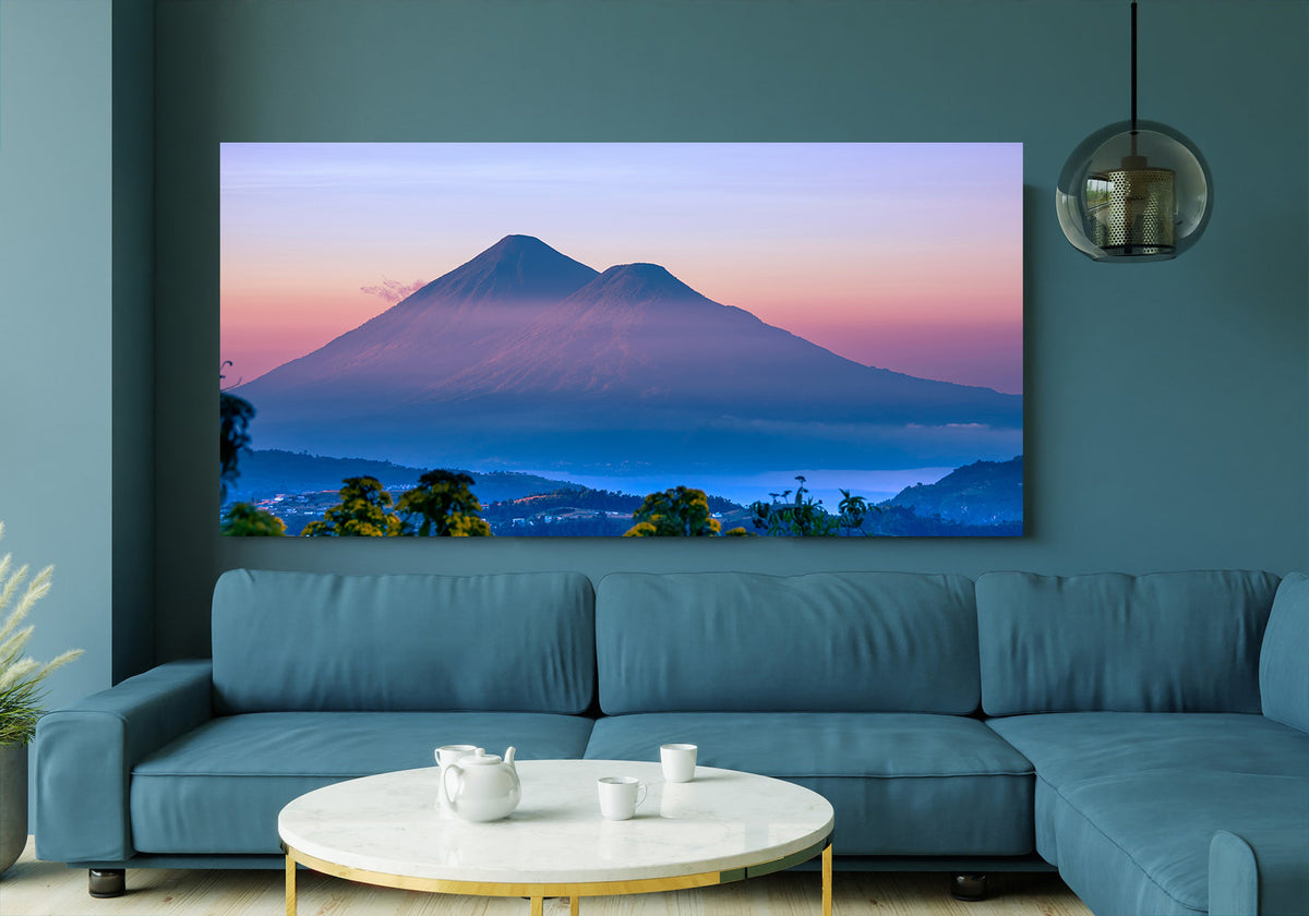Canvas Painting - Mountain at Dawn
