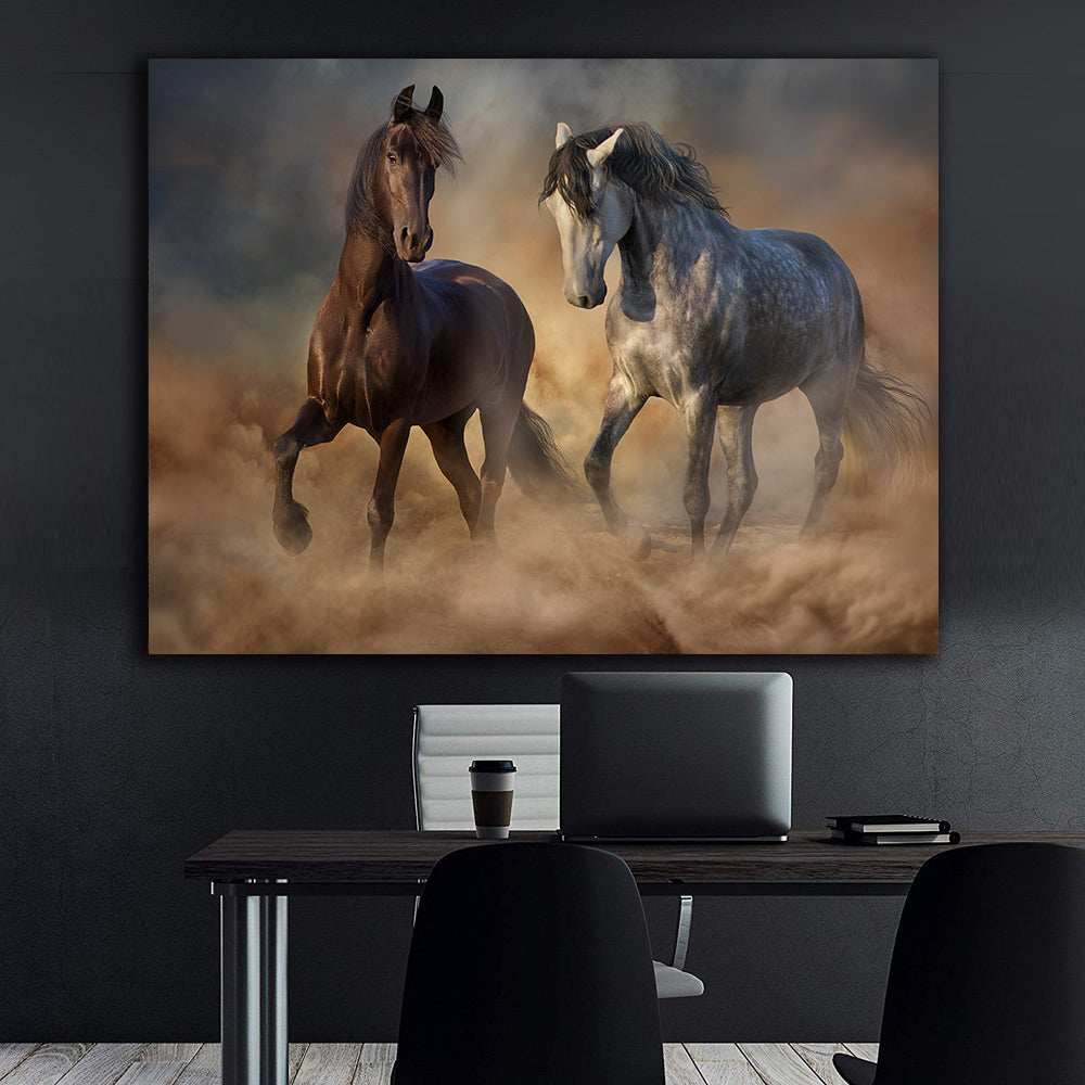 Canvas Painting - Horses in Freedom