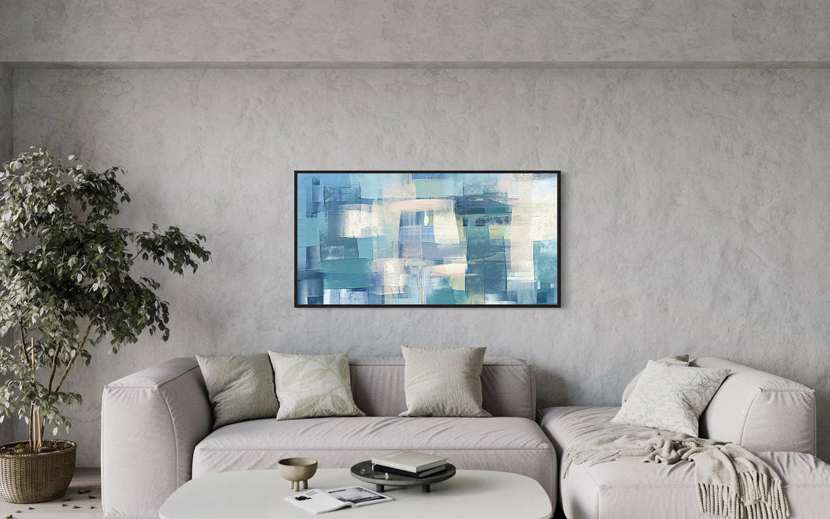 Canvas painting - Oceanic Blues Harmony