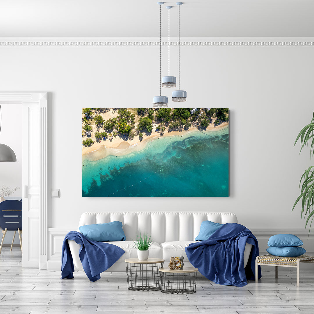Canvas Painting - White Sand Beach
