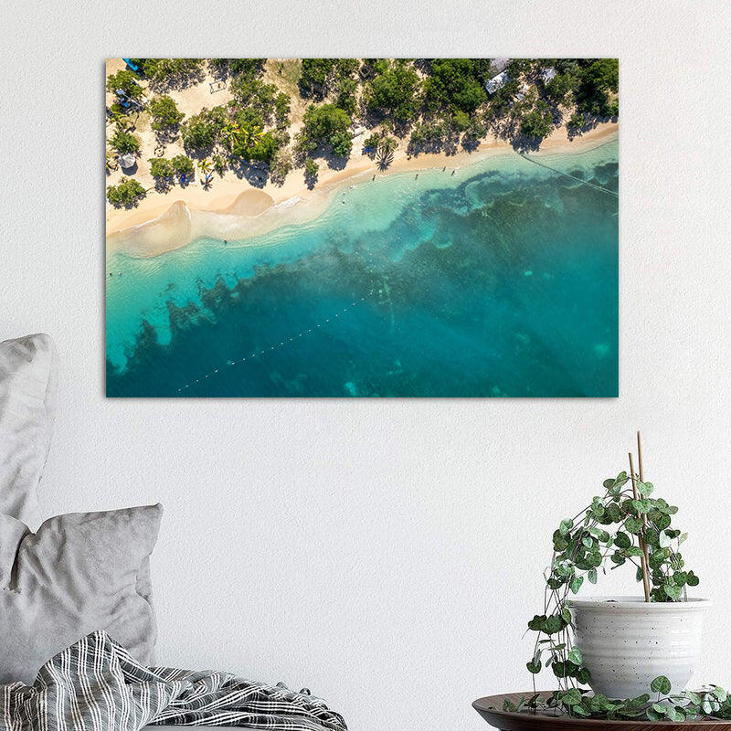 Canvas Painting - White Sand Beach