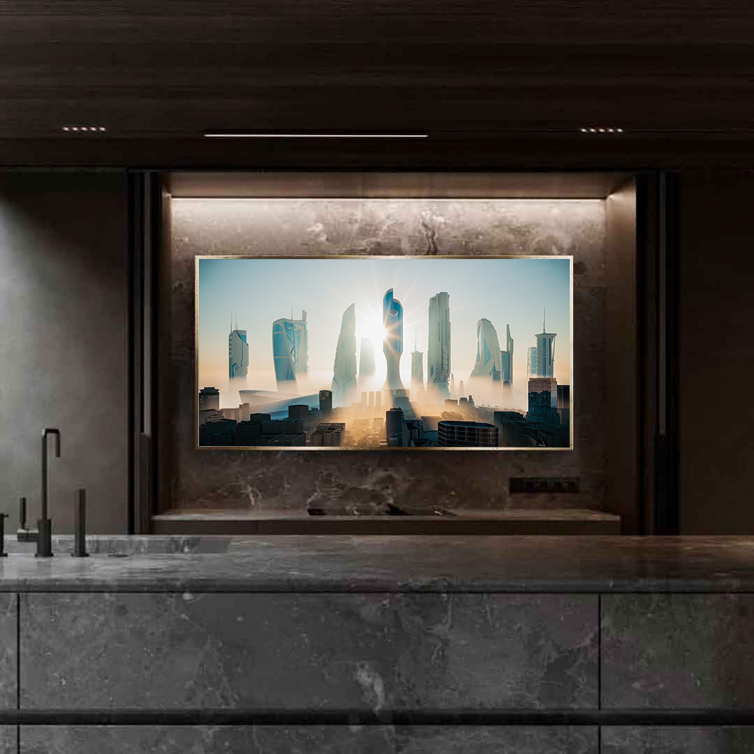 Canvas Painting - Future-City