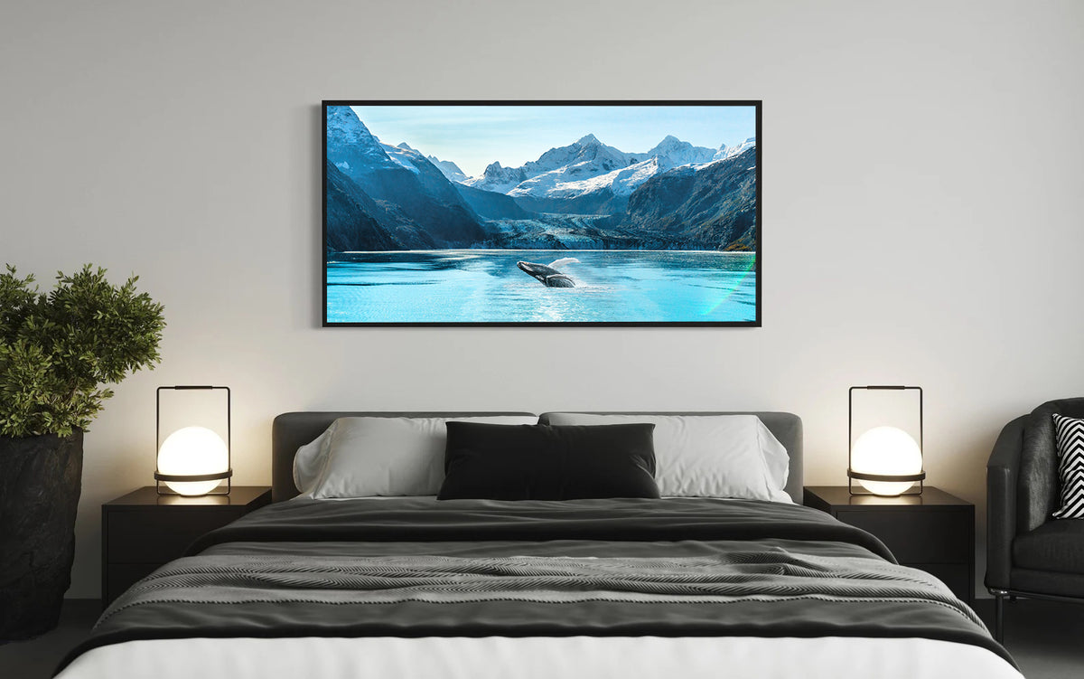 Canvas Painting - Whale in the Ocean