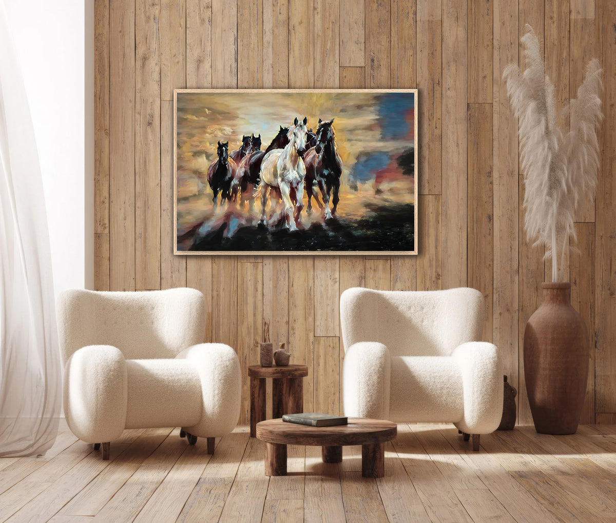 Canvas Painting - Horses to Freedom