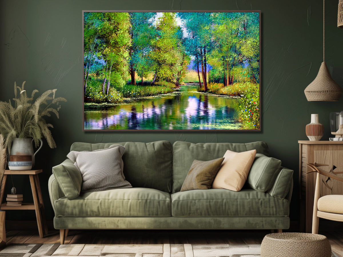 Canvas Painting - Forest Landscape