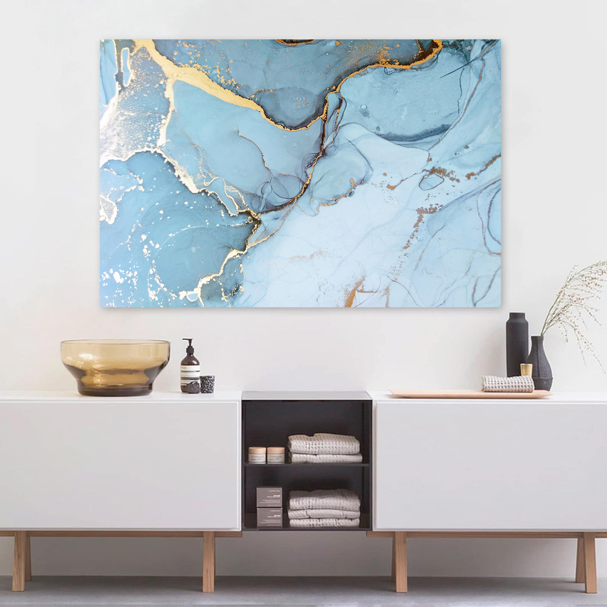 Canvas Painting - Abstract Marble
