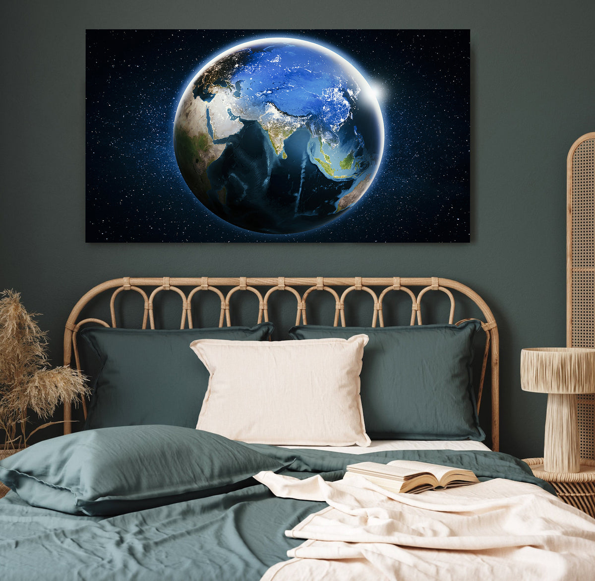 Canvas Painting - Planet Earth