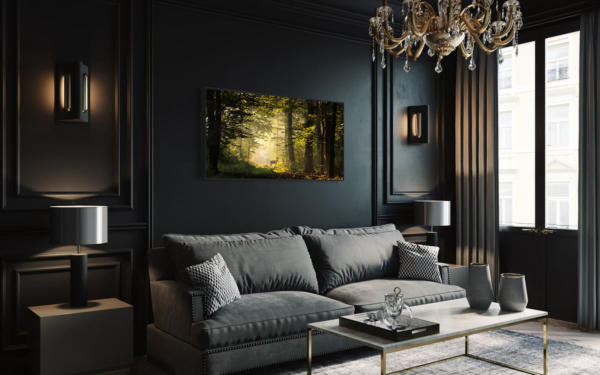 Canvas Painting - Deer in the Forest