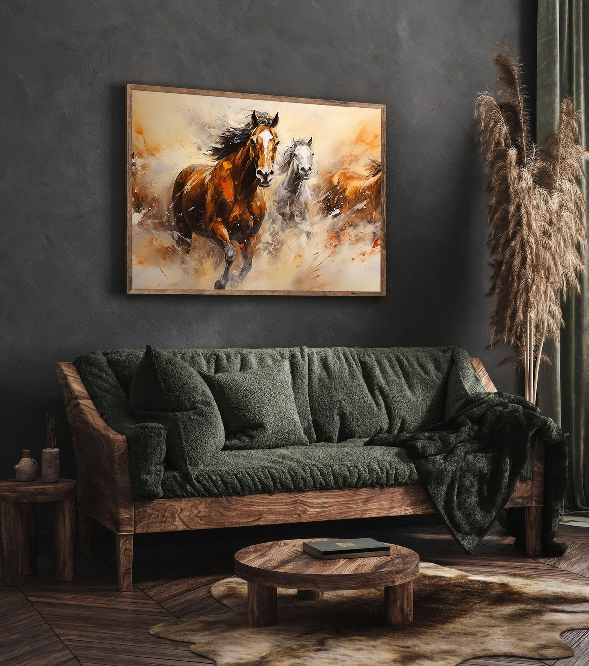 Canvas Painting - Horses in Freedom