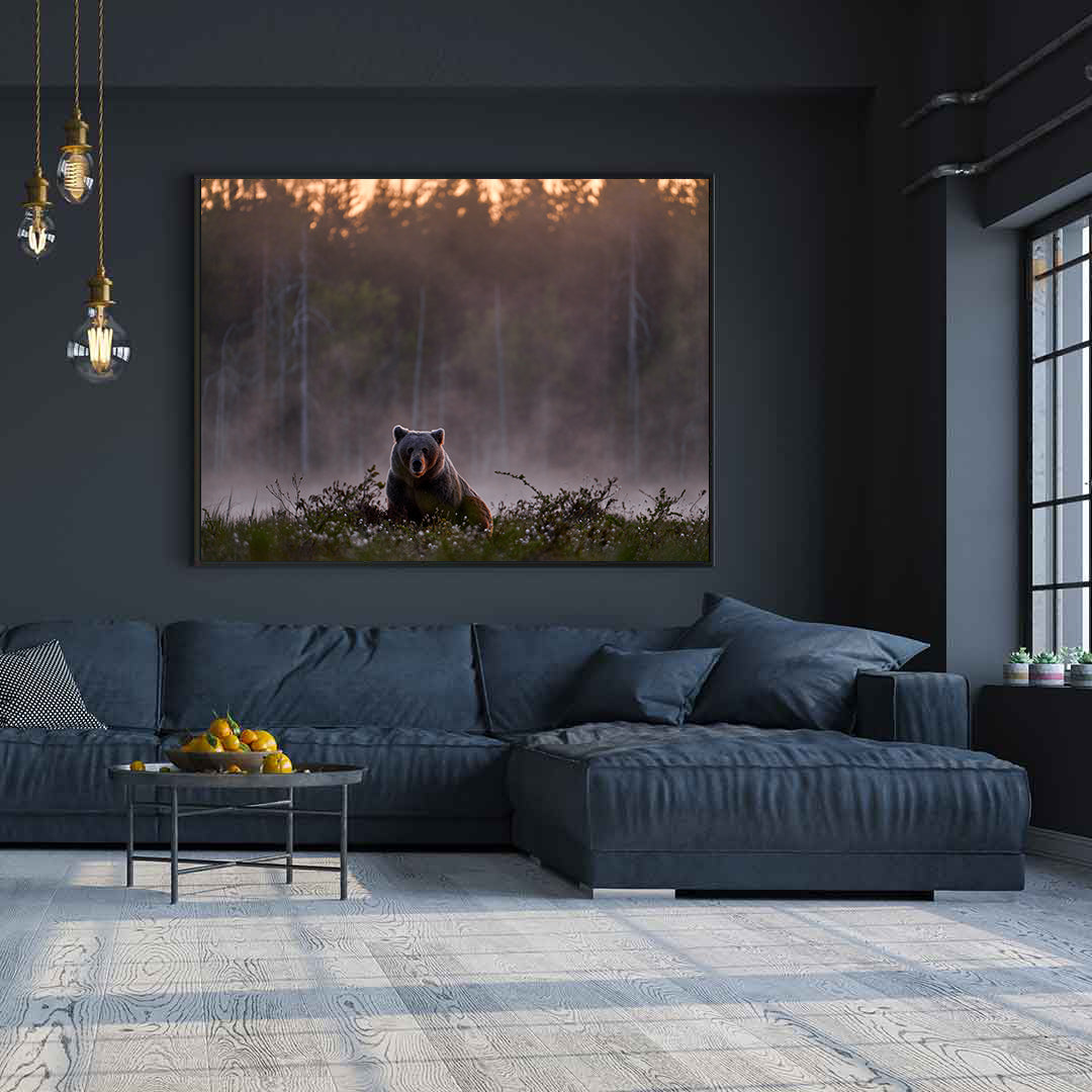 Canvas Painting - Bear in the Forest