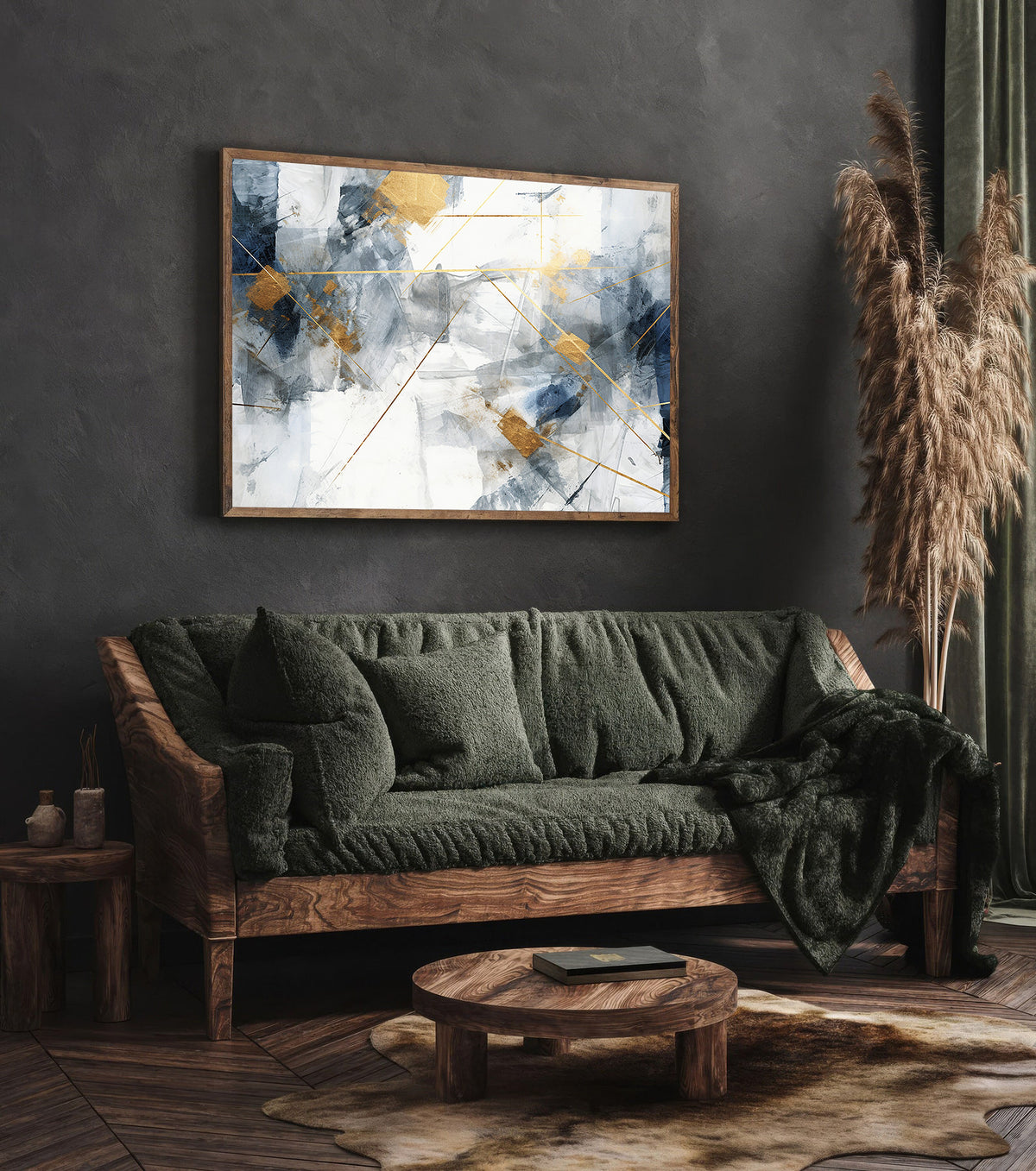 Canvas Painting - Abstract Geometric Art