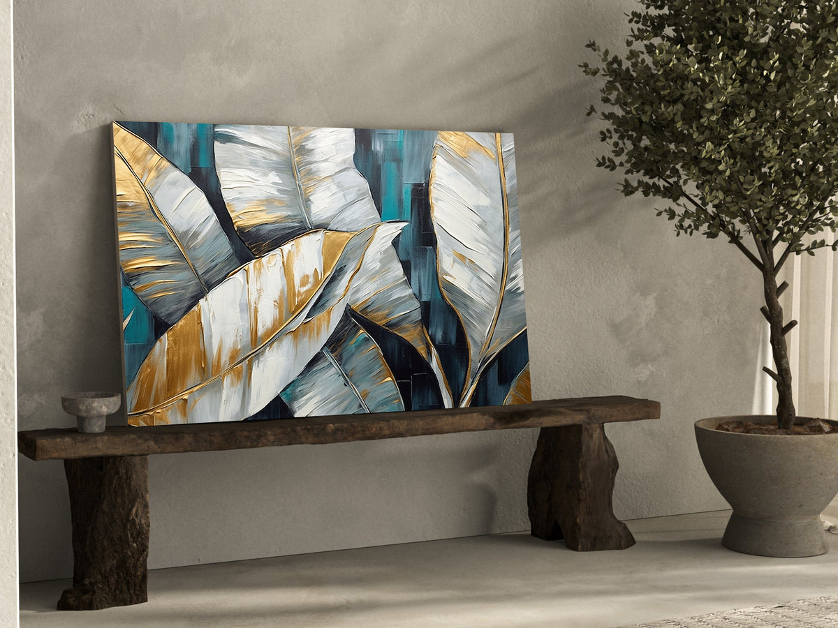 Tablou Canvas - Frunze Tropicale