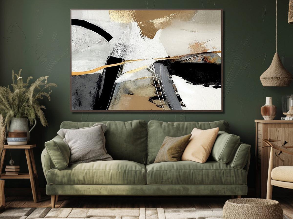 Canvas painting - Tranquillizing Gold
