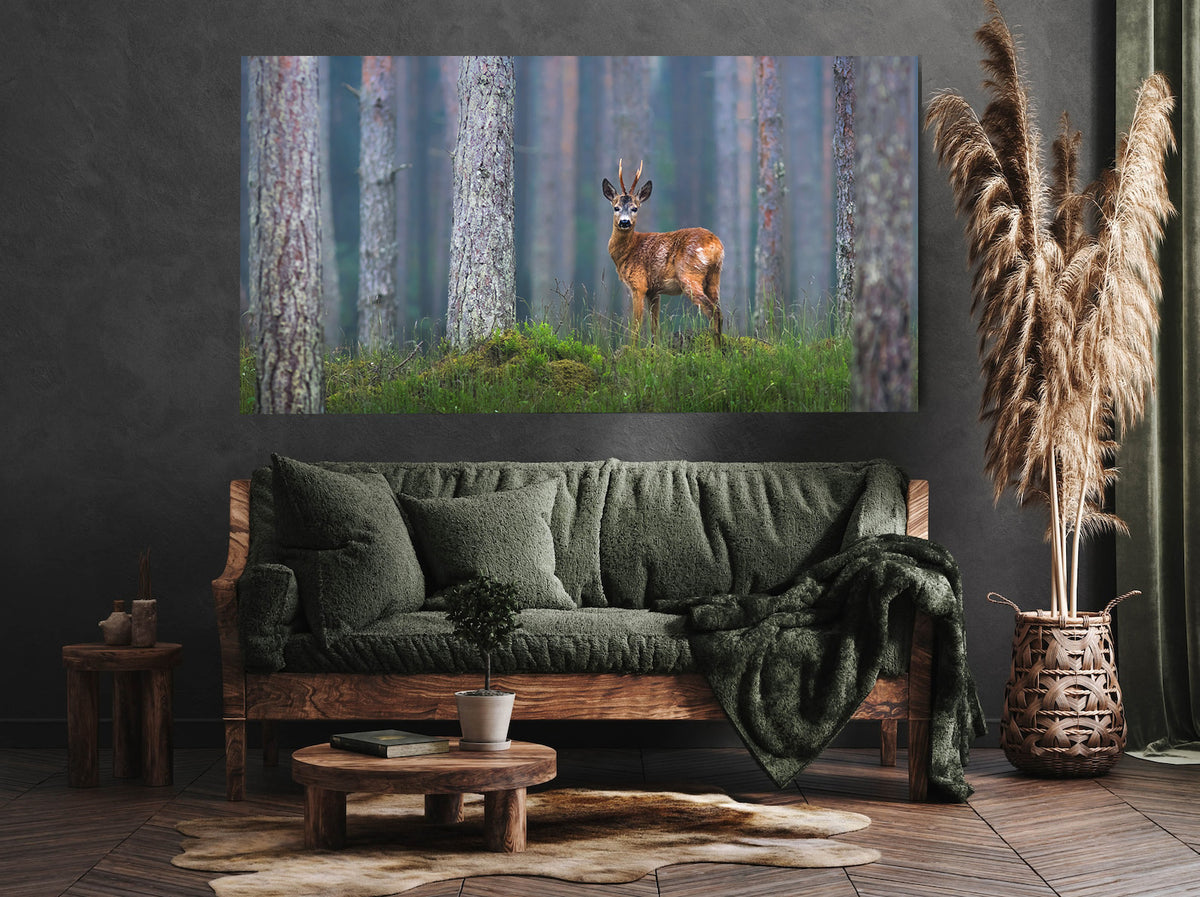 Canvas Painting - Deer in the Forest