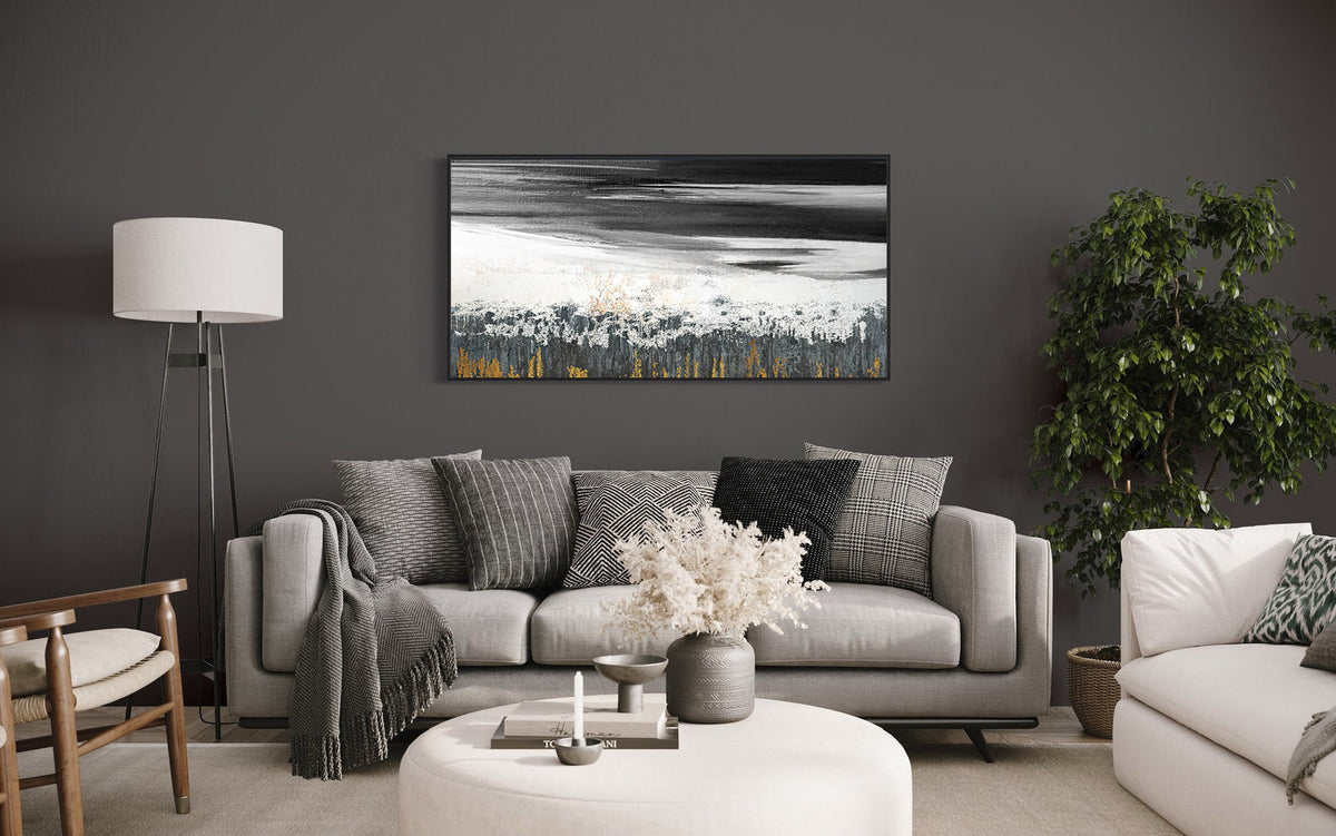 Canvas Painting - Gold Abstract ART