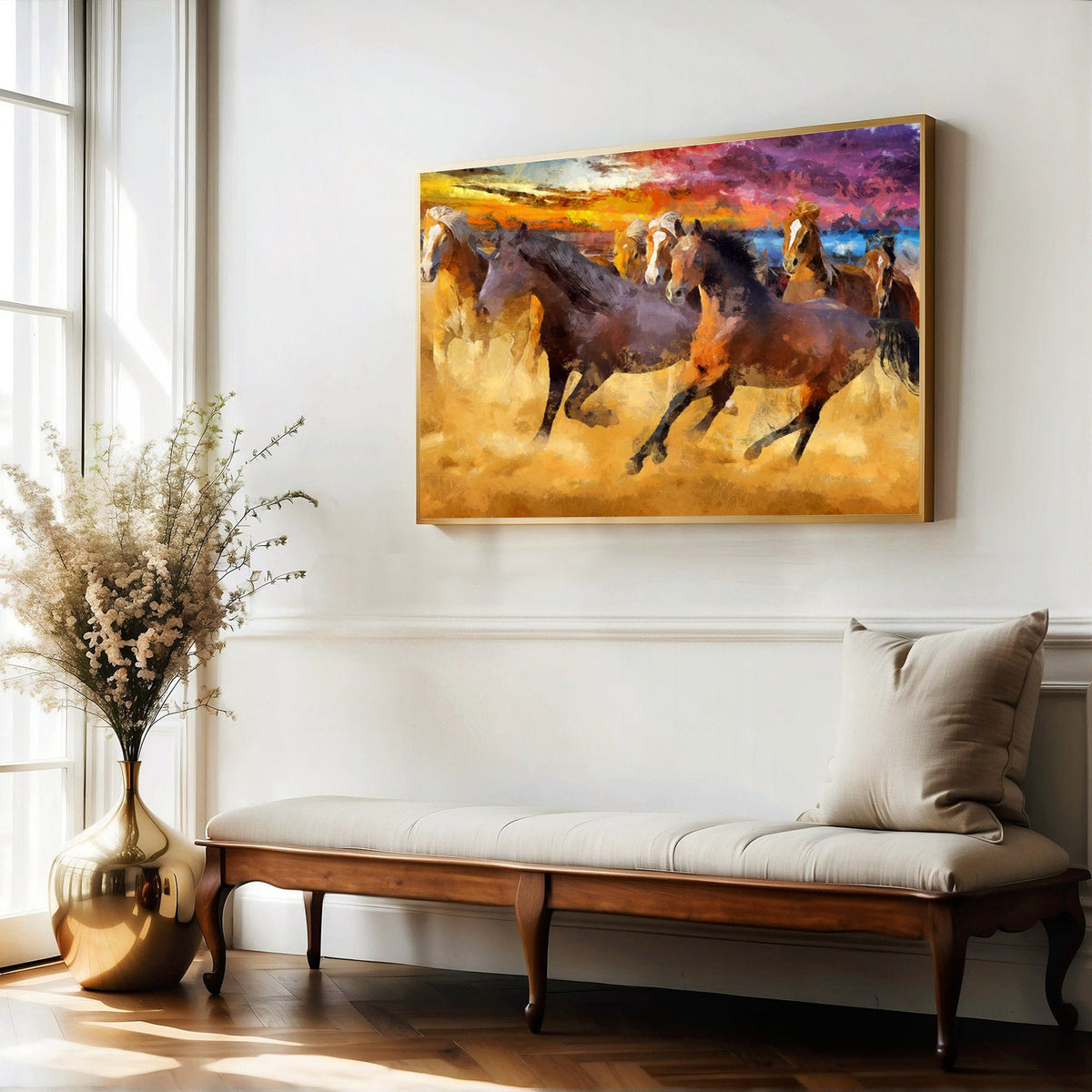 Tablou Canvas - Cai Alergand in Libertate