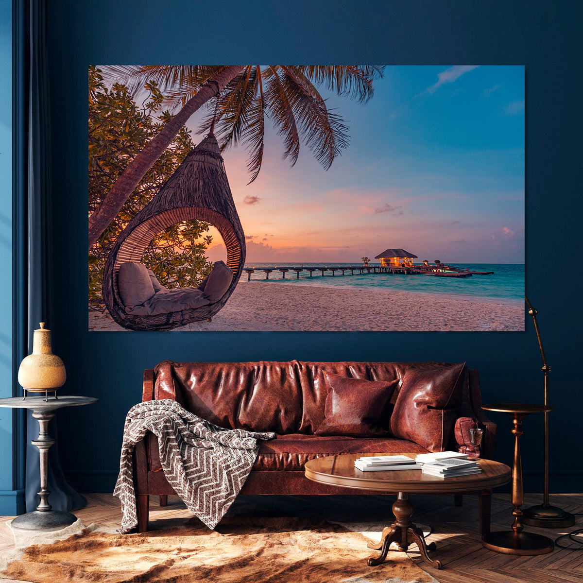 Canvas Painting - Maldives Landscape
