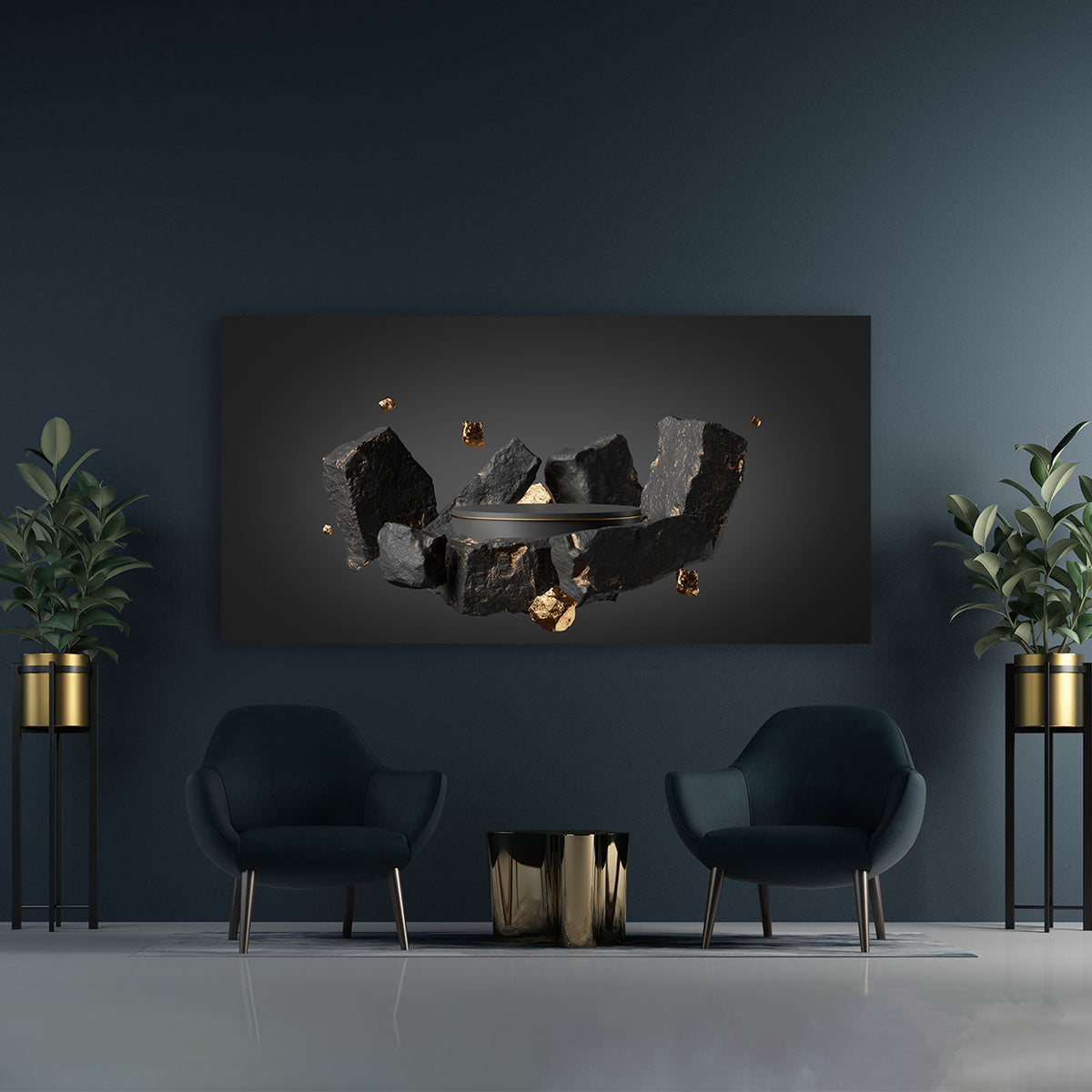 Canvas painting - Cobble Stones
