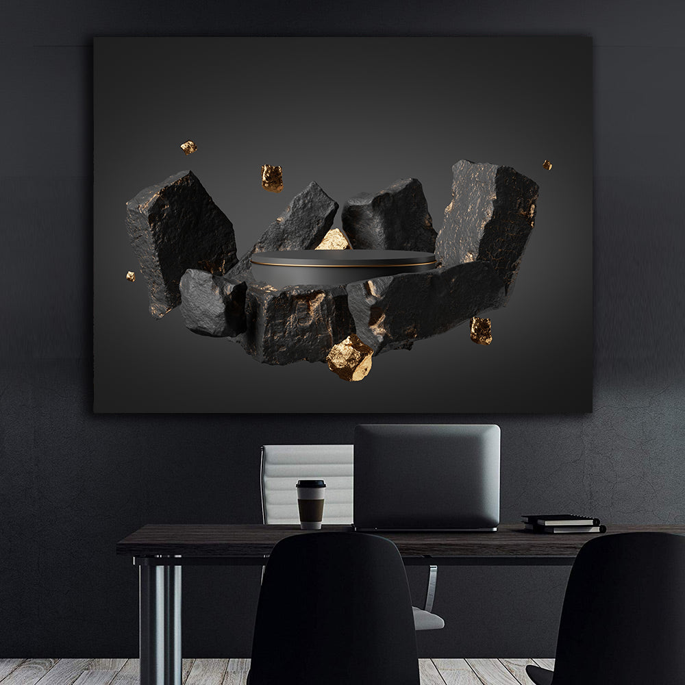 Canvas painting - Cobble Stones