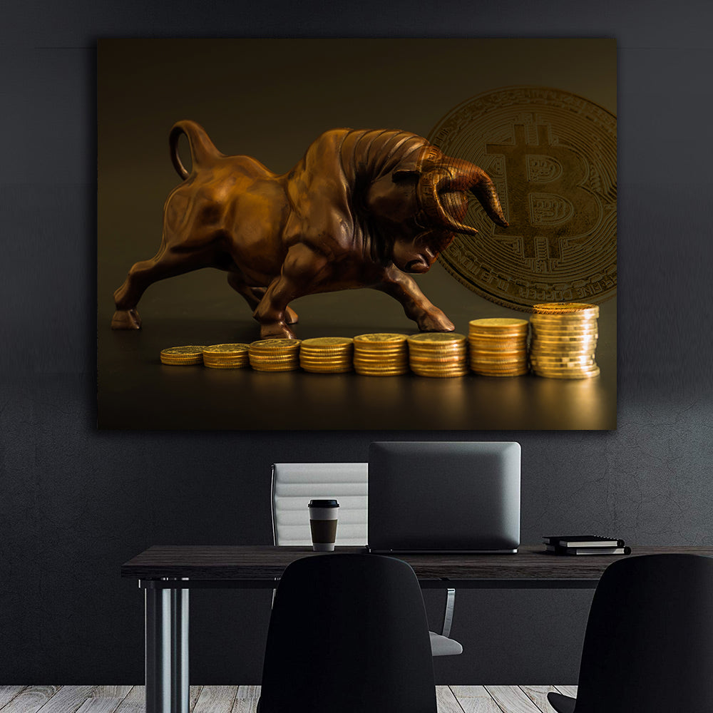 Canvas Painting - Coins and Perseverance