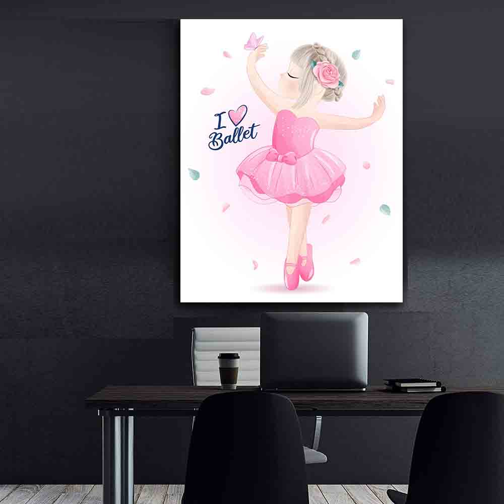 Canvas Painting - Little Ballerina