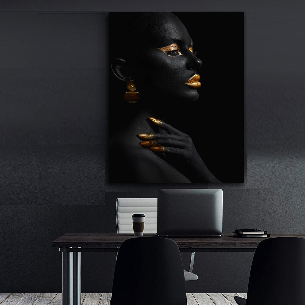 Canvas Painting - African Woman Portrait