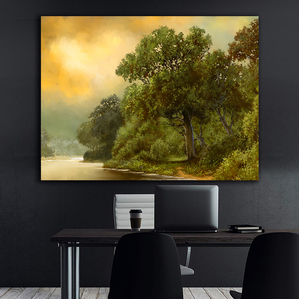 Canvas Painting - Forest Landscape