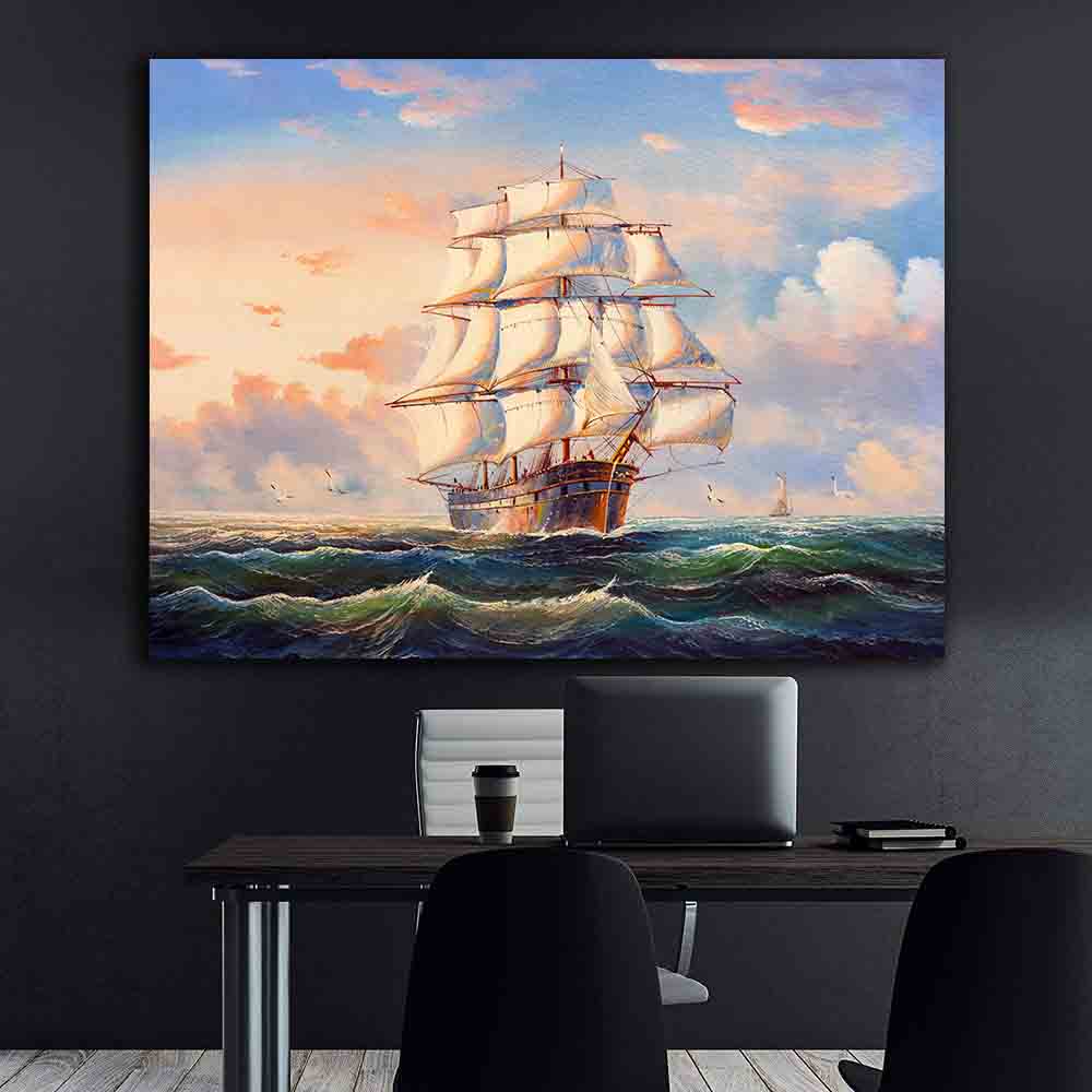 Canvas Painting - Sailboat