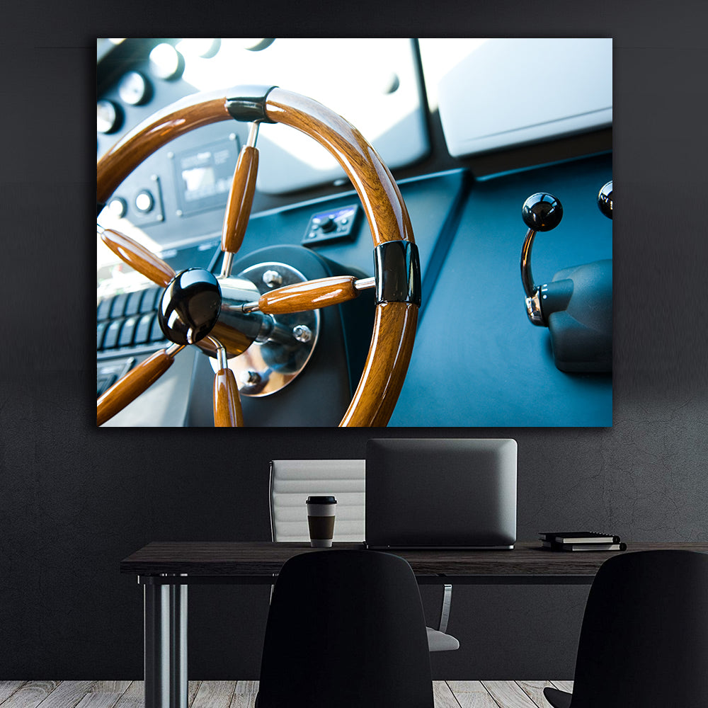 Canvas Painting - Yacht Helm