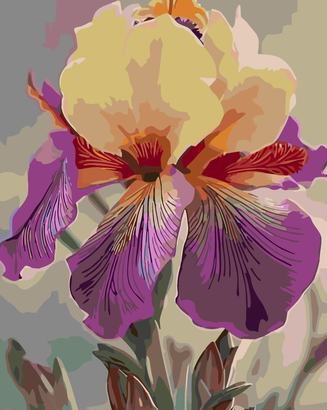 Paint by numbers - Flowers in a Vase 4156