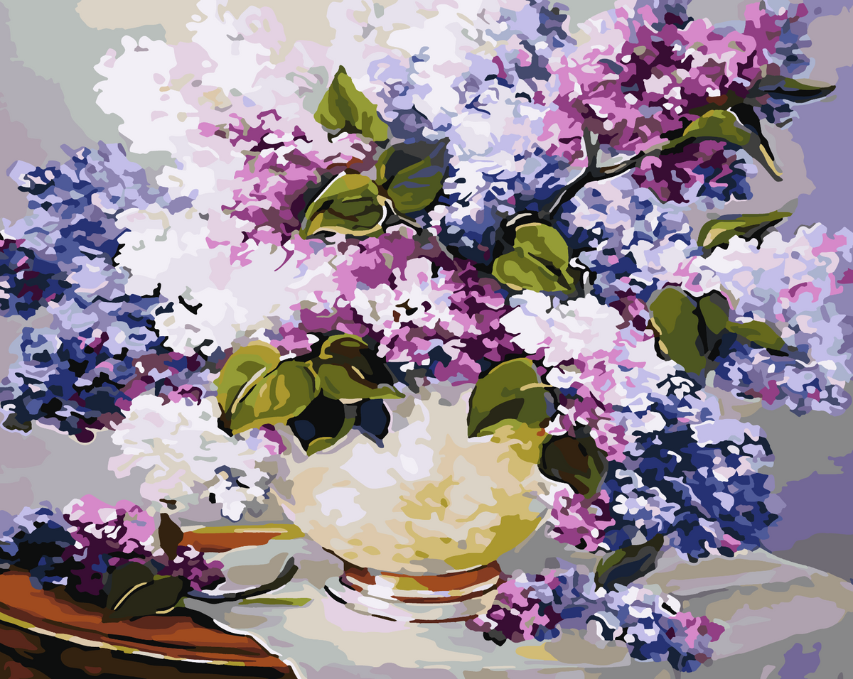Paint by numbers - Flowers in a Vase 4215