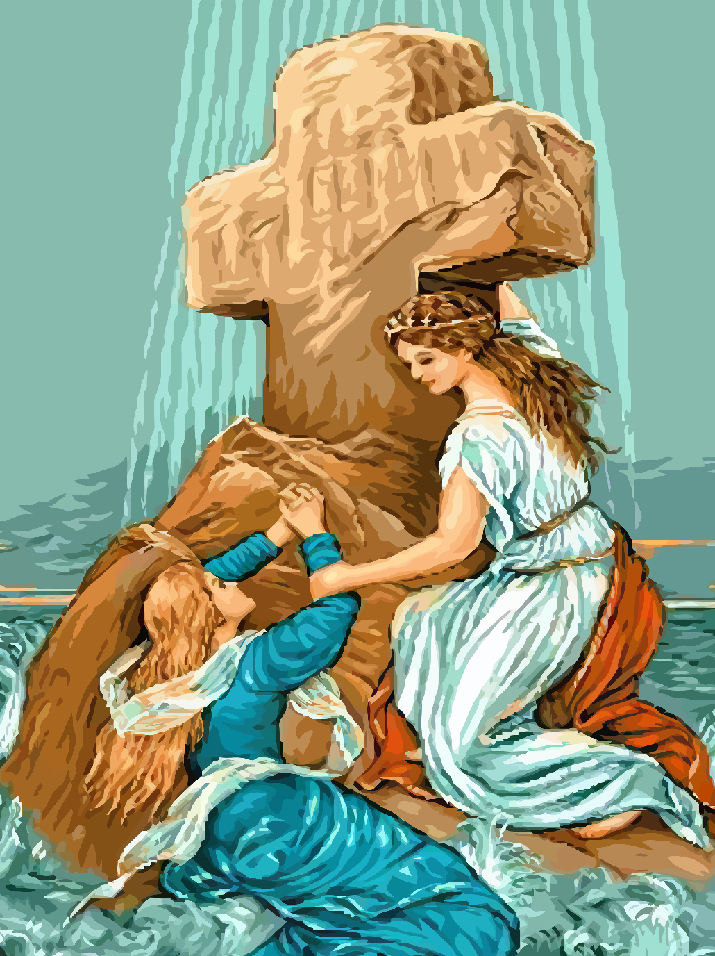 Paint by numbers - Woman at the Cross 4399