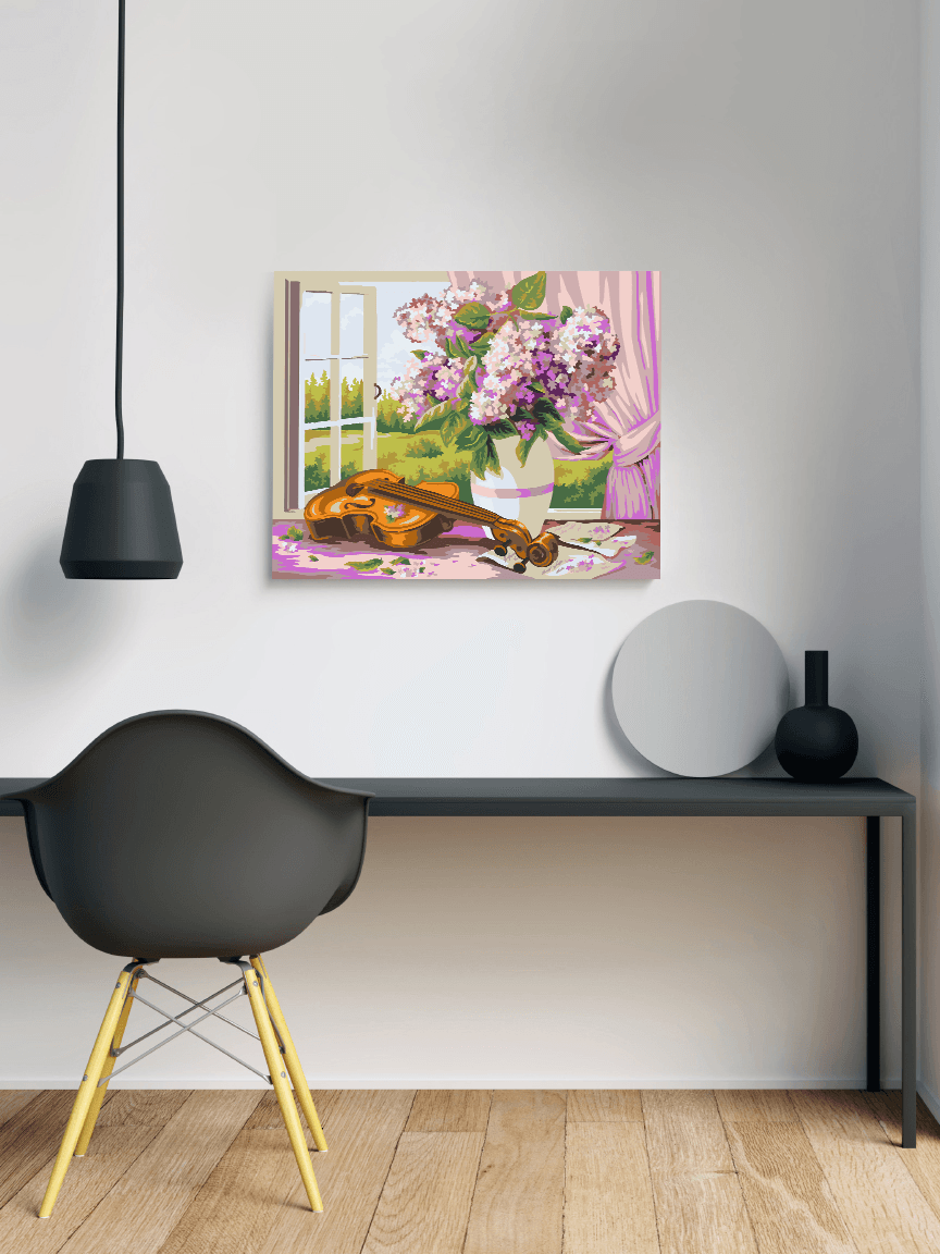 синя спортна чанта с черни дръжки